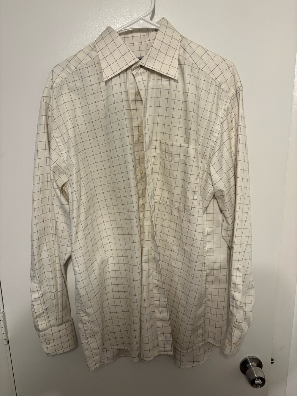 Eton Men's Long-Sleeve Dress Shirt - Off white